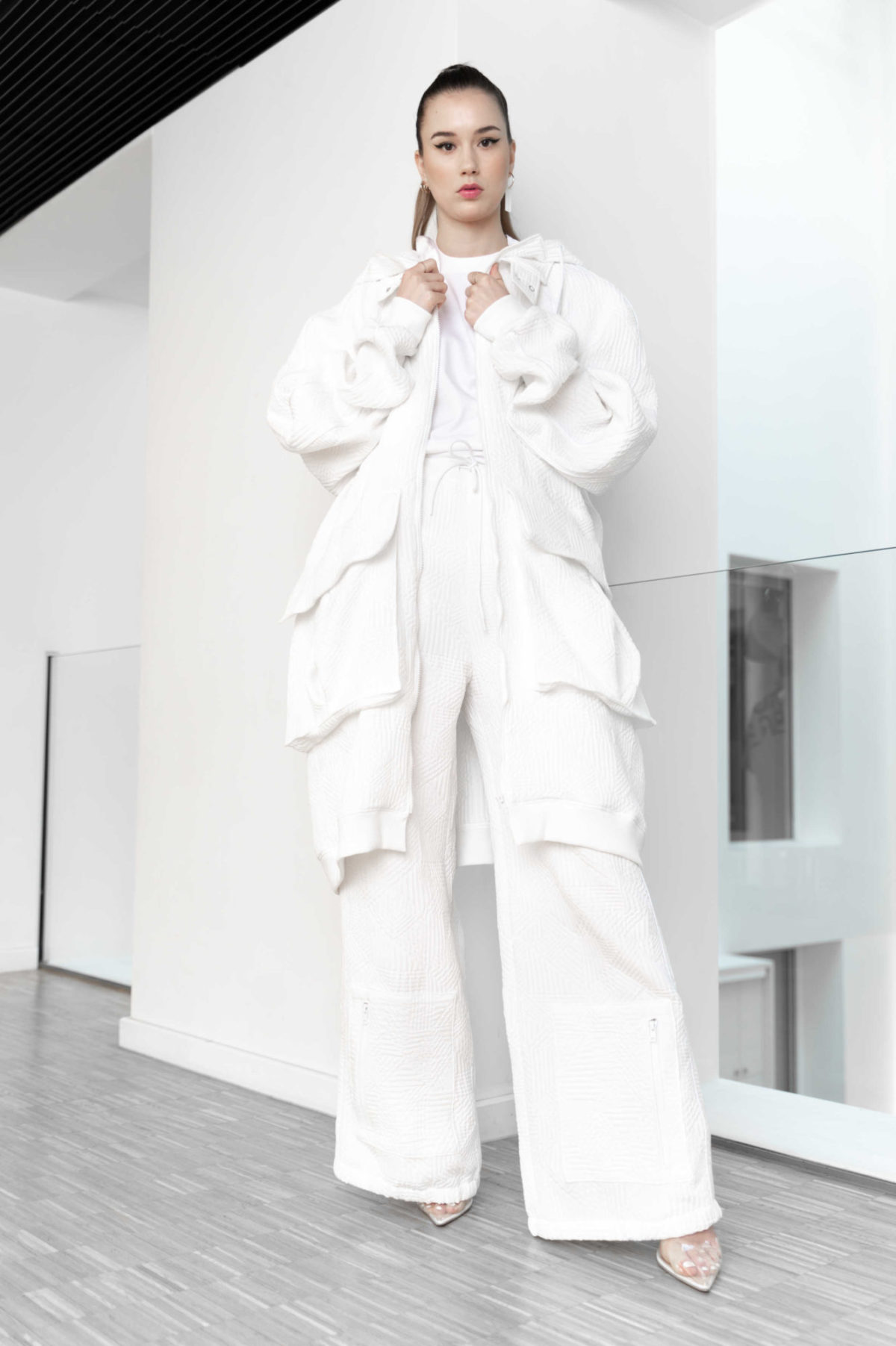 Veste Oversize non genrée made in France - Blanc